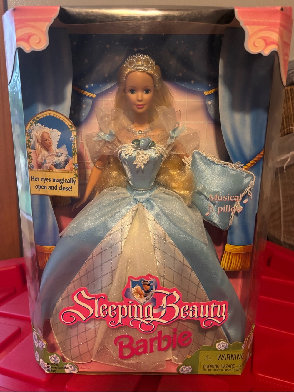 Barbie Sleeping Beauty 1998 Mattel NEW Never Removed From Box.